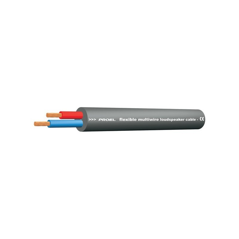 PROEL STAGE HPC624BK SPEAKER cables elastyczny kabel głośnikowy o 2 skręconych żyłach do głośników pasywnych